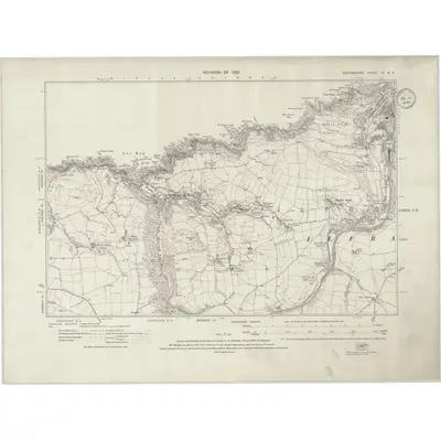 1938 Map of Devonshire IV.NE, 1934 Print