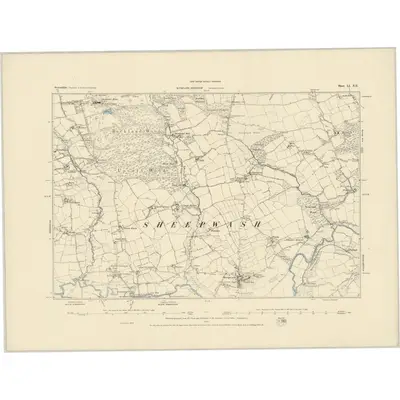 1884 Map of Devonshire LI.NE
