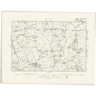 1887 Map of Devonshire LIX.NE, 1889 Print