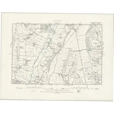 1887 Map of Devonshire LIX.NW, 1888 Print