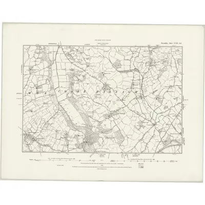 1887 Map of Devonshire LVIII.SE, 1888 Print