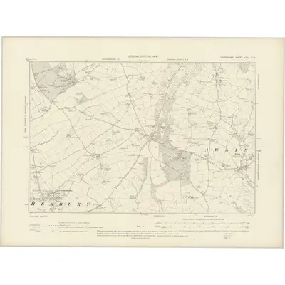 1903 Map of Devonshire LVIII.SW, 1906 Print