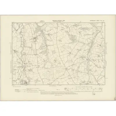 1904 Map of Devonshire LXV.SE, 1906 Print