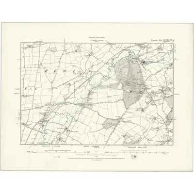 1888 Map of Devonshire LXVIII.NE