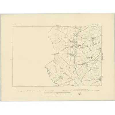 1882 Map of Devonshire LXXIII.SW, 1883 Print