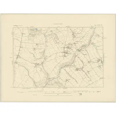 1883 Map of Devonshire LXXIV.NE