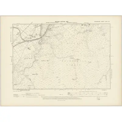 1904 Map of Devonshire LXXVI.SE, 1906 Print
