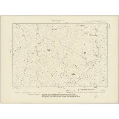 1904 Map of Devonshire LXXXIX.SW, 1906 Print