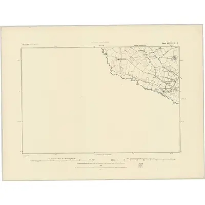 1882 Map of Devonshire LXXXV.NW, 1883 Print