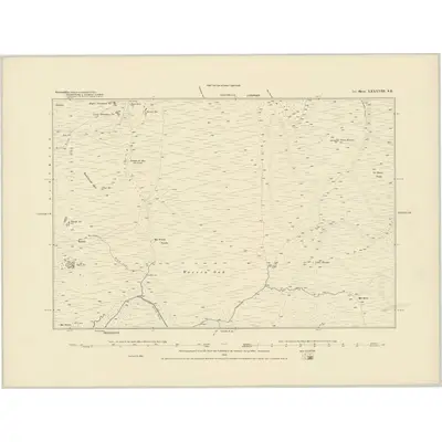 1884 Map of Devonshire LXXXVIII.SE, 1886 Print