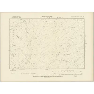 1904 Map of Devonshire LXXXVIII.SE, 1906 Print