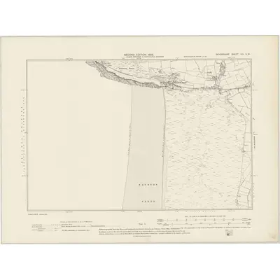1903 Map of Devonshire VIII.SW, 1905 Print