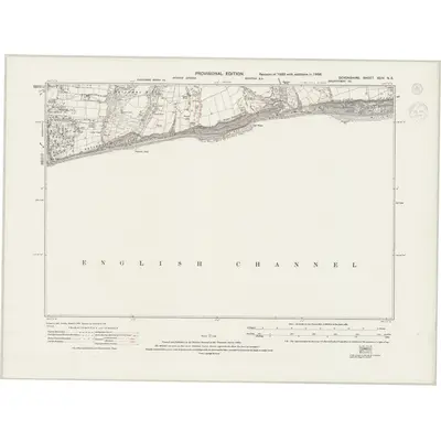 1938 Map of Devonshire XCIV.NE, 1944 Print