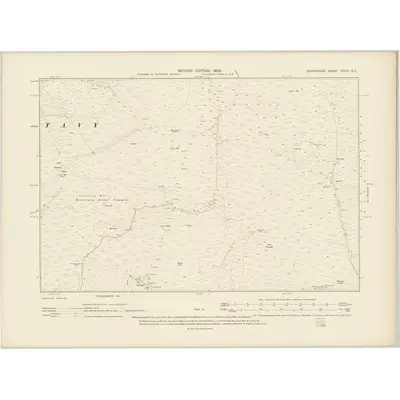 1904 Map of Devonshire XCVIII.SE, 1906 Print