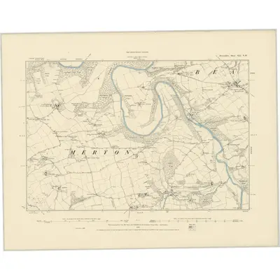 1886 Map of Devonshire XLI.NW