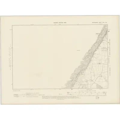 1904 Map of Devonshire XVIII.NE, 1906 Print