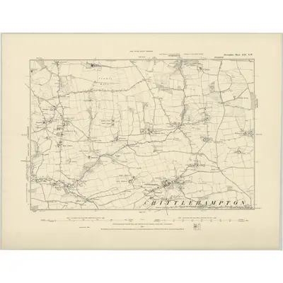 1887 Map of Devonshire XXI.NW