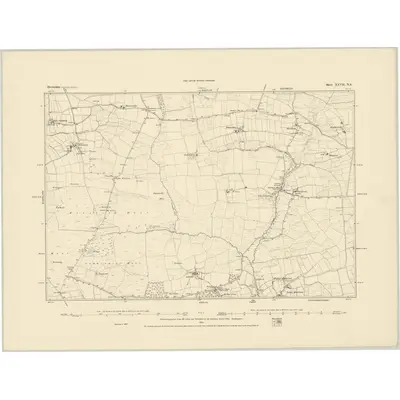 1884 Map of Devonshire XXVII.NE