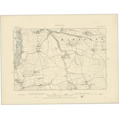 1884 Map of Devonshire XXVII.NW