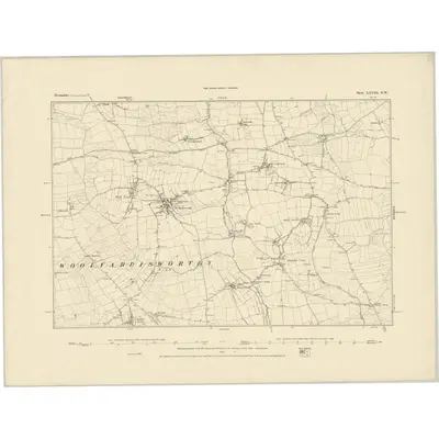 1884 Map of Devonshire XXVIII.NW