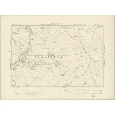 1903 Map of Devonshire XXX.SE, 1906 Print