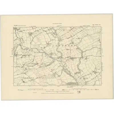 1884 Map of Devonshire XXXIX.NE