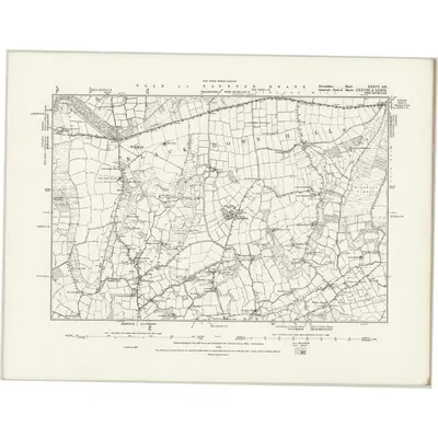 1887 Map of Devonshire XXXVI.SE, 1889 Print