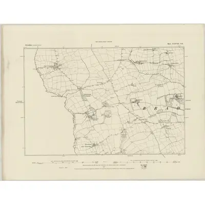 1884 Map of Devonshire XXXVIII.NE