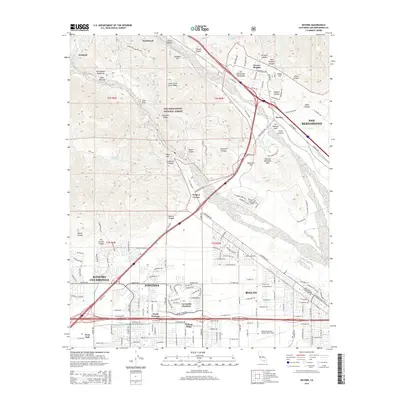 2015 Map of Devore, 2015 Print