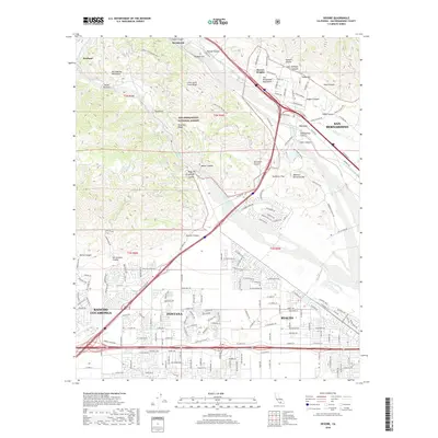 2018 Map of Devore, 2018 Print