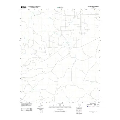 2010 Map of Dew Drop Creek, 2010 Print