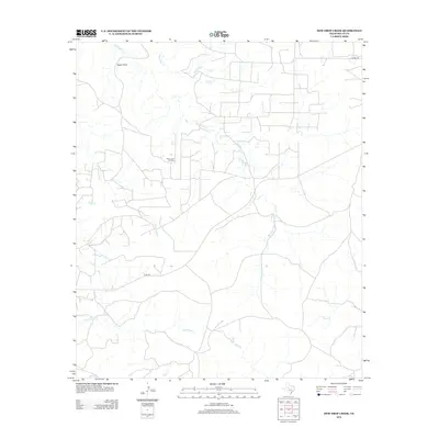 2012 Map of Dew Drop Creek, 2012 Print