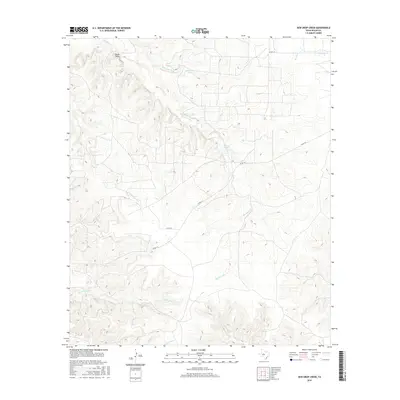 2016 Map of Dew Drop Creek, 2016 Print