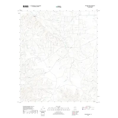 2019 Map of Dew Drop Creek, 2019 Print