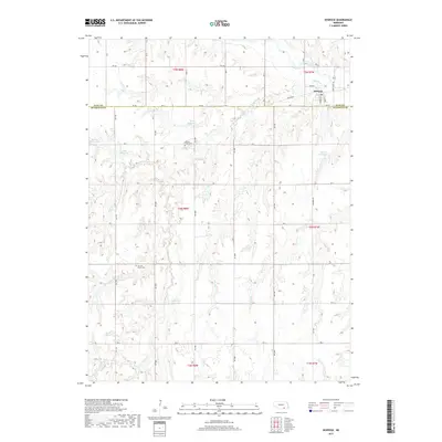 2017 Map of Deweese, 2017 Print