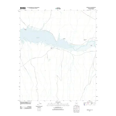 2011 Map of Dewey Flat, 2011 Print