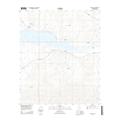 2014 Map of Dewey Flat, 2014 Print