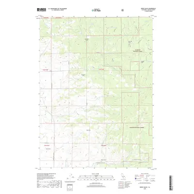 2018 Map of Dewey Gulch, 2018 Print