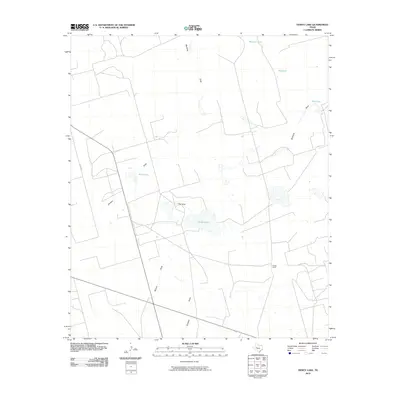 2010 Map of Dewey Lake, 2010 Print