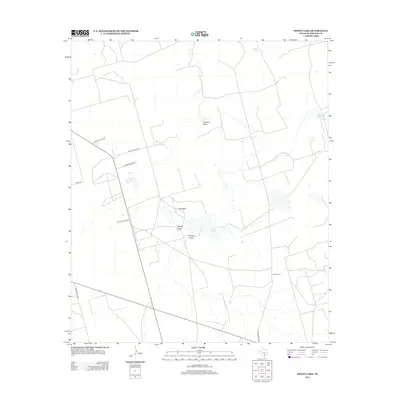 2012 Map of Dewey Lake, 2012 Print