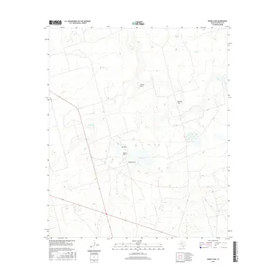 2016 Map of Dewey Lake, 2016 Print