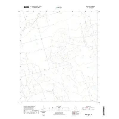 2019 Map of Dewey Lake NE, 2019 Print
