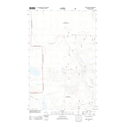 2013 Map of Dewey Lake NW, 2013 Print