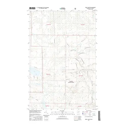 2016 Map of Dewey Lake NW, 2016 Print
