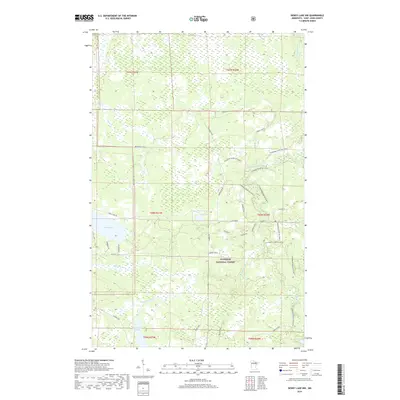 2019 Map of Dewey Lake NW, 2019 Print