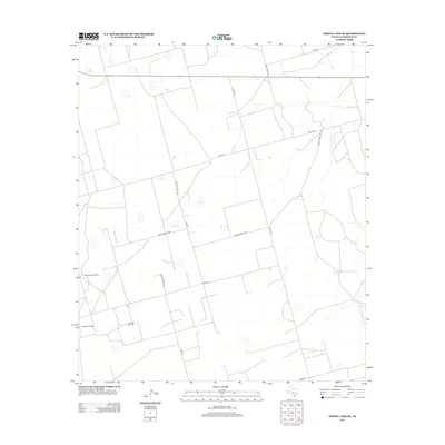 2012 Map of Dewey Lake SE, 2012 Print