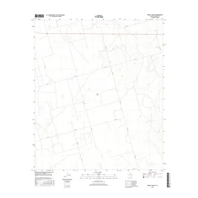 2016 Map of Dewey Lake SE, 2016 Print