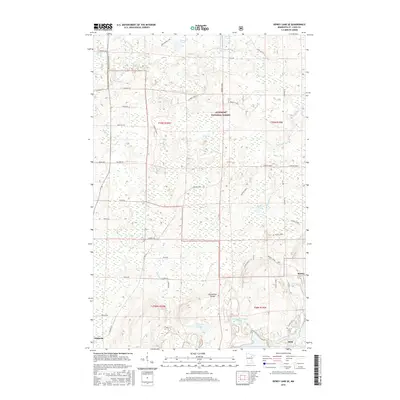 2016 Map of Dewey Lake SE, 2016 Print