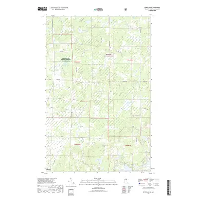2019 Map of Dewey Lake SE, 2019 Print