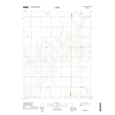 2018 Map of Dewey Ranch NW, 2018 Print